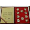 Image 1 : AIR CANADA-10 SILVER MEDALIONS 1977