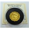 Image 2 : CANADA-2014 $150 PROOF PURE GOLD COIN