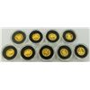 Image 2 : CANADA-2004-2012 1/25 GOLD MAPLE LEAF SET