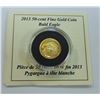 Image 1 : CANADA-2013 50 CENT PROOF GOLD BALD EAGLE