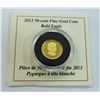 Image 2 : CANADA-2013 50 CENT PROOF GOLD BALD EAGLE