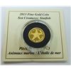 Image 1 : CANADA-2013 50 CENT PROOF GOLD STARFISH