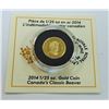 Image 2 : CANADA-2014 50 CENT PROOF GOLD BEAVER