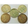 Image 1 : USA-PEACE DOLLAR LOT, 1922 5PCS