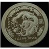 Image 1 : AUSTRALIA-2000, 1oz YEAR OF THE DRAGON SILVER