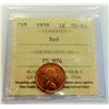 Image 1 : CANADA-CENT 1959 ICCS MS65 RED