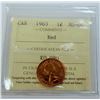 Image 1 : CANADA-CENT, 1963, ICCS MS66 RED