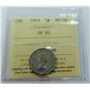 Image 1 : CANADA-5 CENT, 1953 SF, FL MULE, ICCS VF20