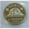 Image 2 : CANADA-5 CENT, 1965 PL64 HEAVY CAMEO