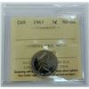 Image 1 : CANADA-5 CENT, 1967 ICCS MS64