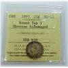 Image 1 : CANADA-10 CENT, 1893 RT3, OBV 6, ICCS VG10