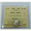 Image 1 : CANADA-10 CENT, 1965 ICCS PL66 HEAVY CAMEO