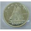Image 2 : CANADA-10 CENT, 1966 ICCS PL66 HEAVY CAMEO