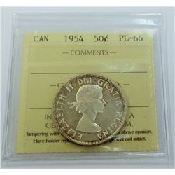CANADA-50 CENT, 1954 ICCS PL66