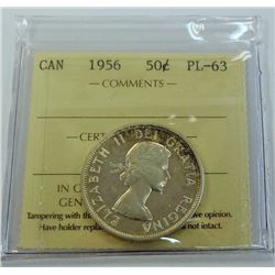 CANADA-50 CENT, 1956 ICCS PL63