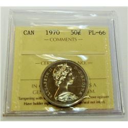CANADA-50 CENT, 1970 ICCS PL66