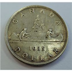 CANADA- SILVER $1, 1935
