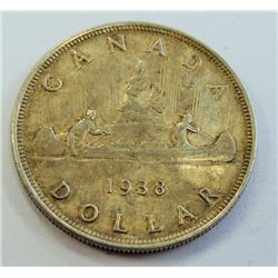 CANADA-SILVER $1, 1938