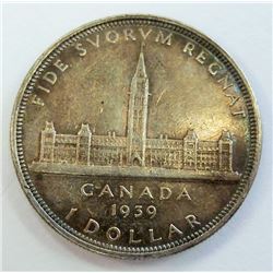 CANADA-SILVER $1, 1939