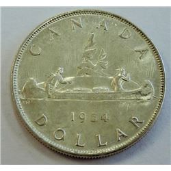 CANADA-$1, 1954