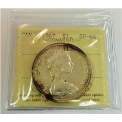 CANADA-$1, 1967, ICCS SP64