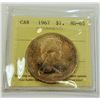 Image 1 : CANADA-$1, 1967 ICCS MS65