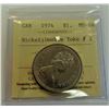 Image 1 : CANADA-$1, 1974Ni, ICCS MS64 DOUBLE YOLK #2