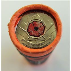 CANADA-MINT ROLL 25 CENT, 2004 POPPY