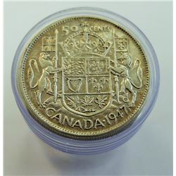 CANADA-CIRC ROLL 50 CENT 1947