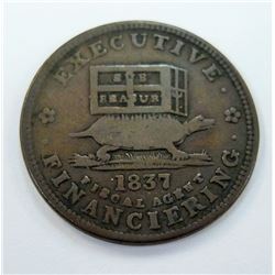 TOKEN-US HARD TIMES TOKEN, 1837