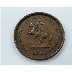 TOKEN-CIVIL WAR TOKEN, 1864