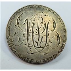 LOVE TOKEN-"MRL" ENGRAVED ON  VICTORIAN 50 PCS