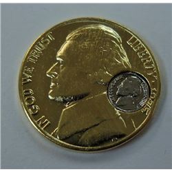 USA-SOUVENIER JEFFERSON NICKEL, 1975