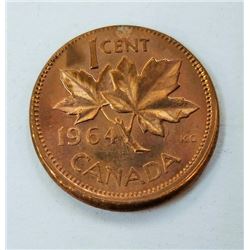 ERROR-CANADIAN 1964  1 CENT