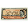 Image 1 : BANK OF CANADA-1954 $2 DEVIL FACE