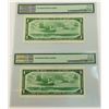 Image 2 : BANK OF CANADA-$1 1954 *I/O CONSEC PAIR