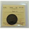 Image 1 : NEW BRUNSWICK-1 CENT 1864 TALL 6