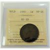 Image 1 : NEWFOUNDLAND-1 CENT 1880 RO.ED. ICCS VF20