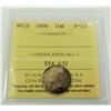 Image 1 : NEWFOUNDLAND-10 CENT 1890 ICCS F15