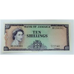 WORLD PAPER-JAMAICA 10 SHILLINGS 1960