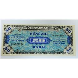 WORLD PAPER-GERMAN MILITARY, 50 MARK, 1944
