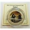 Image 1 : MINT PRODUCT-2013 25 CENT COLOURED MALLARD DUCK
