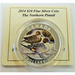 MINT PRODUCT-2014 $10 FINE SILVER PINTAIL