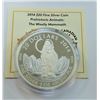 Image 1 : MINT PRODUCT-2014 $20 SILVERWOOLY MAMMOTH