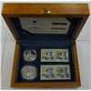 Image 2 : MINT PRODUCT-2004 $1 AND 1/4 EURO SILVER