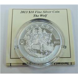 MINT PRODUCT-2013 $10 SILVER WOLF