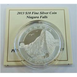 MINT PRODUCT-2013 $10 SILVER NIAGARA FALLS