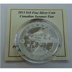 MINT PRODUCT-2013 $10 SILVER SUMMER FUN