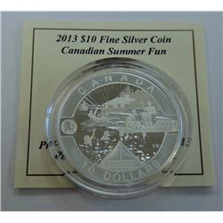 MINT PRODUCT-2013 $10 SILVER SUMMER FUN