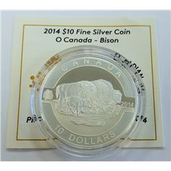 MINT PRODUCT-2014 410 SILVER BISON